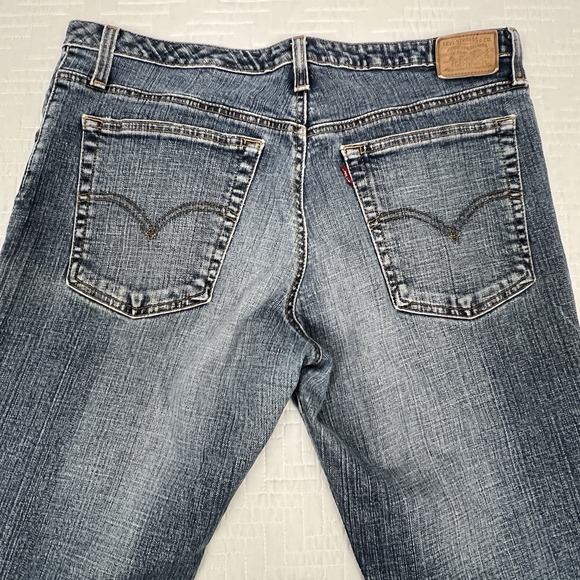 VTG Levi's 509 Straight Fit Stretch Jeans Men's 32 Blue 50950-1317 Y2K Vintage - Picture 6 of 10